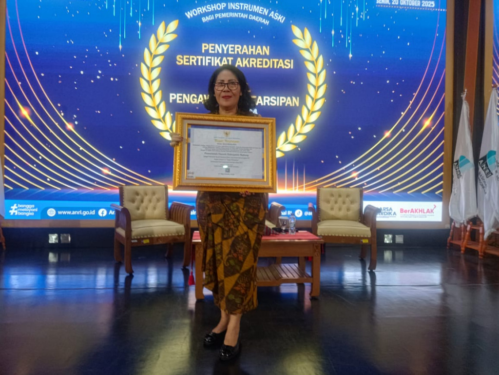 Pemerintah  Kab. Badung memperoleh Piagam Penghargaan Hasil Pengawasan Kearsipan Tahun  2024